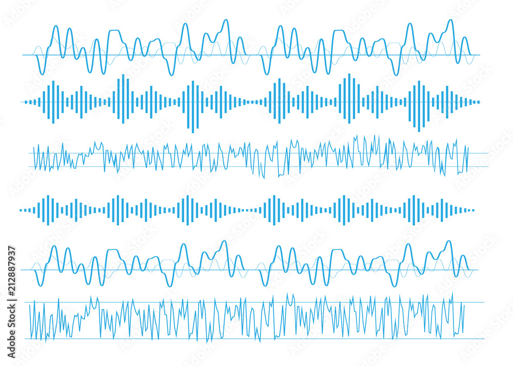Vector sound waves. Equalizer technology. Radio wave vector