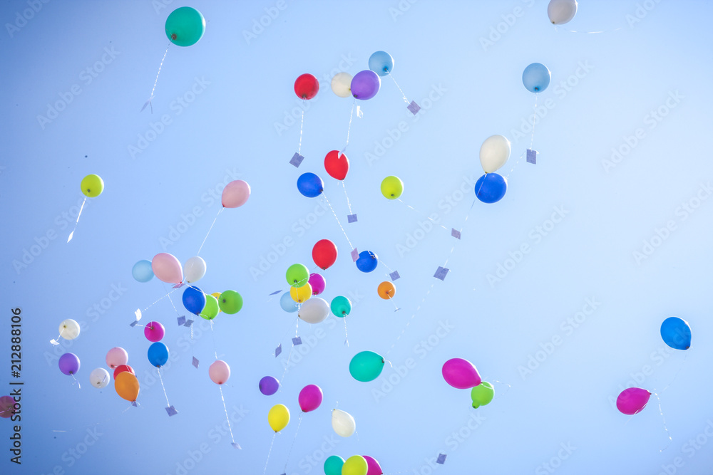 Luftballons im Himmel Luftballons im Himmel