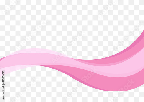 Smooth pink wave