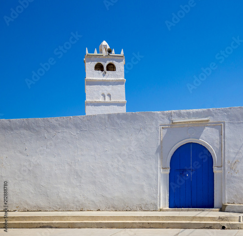 Mosque in Tunisia on the island of Djerba.