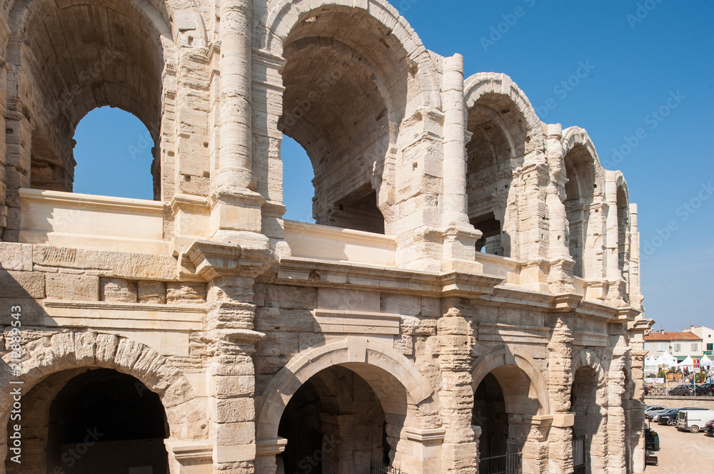 Amphitheater in Arles in Südfrankreich
