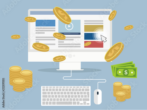 Affiliate Income concept