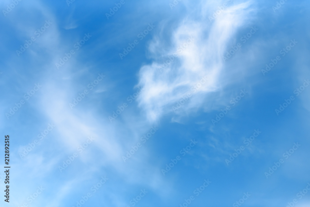 texture of the blue sky with clouds
