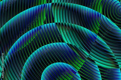 psychedelic colorful spirals © waldwiese