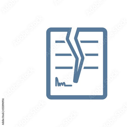 Agreement Cancelled Icon