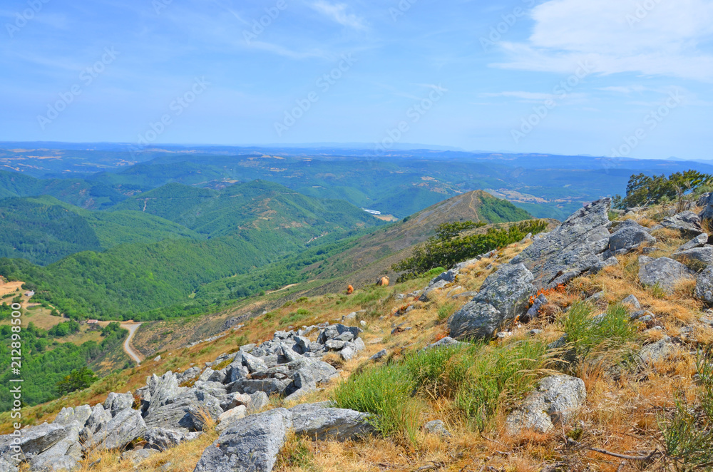 Cévennes national park in the south of France