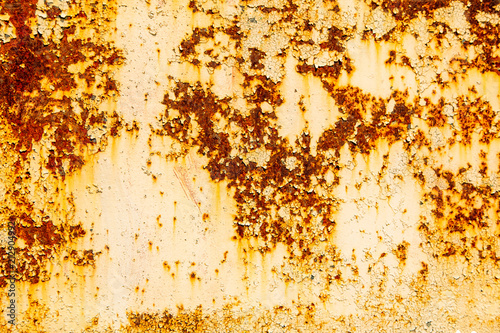 Rust on metal as an abstract background