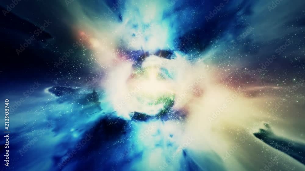 Traveling through star fields and galaxies in deep space (Loop). Traveling through star fields and galaxies in deep space (Loop).