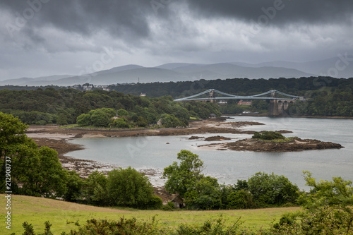 Hängebrücke in Wales