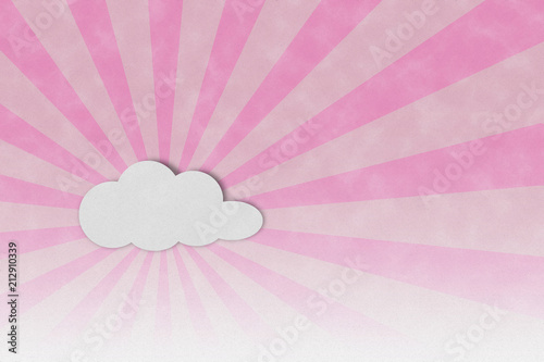 Light sun ray and clouds fr...