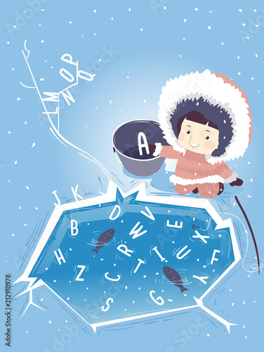Kid Girl Ice Age Letters Po...