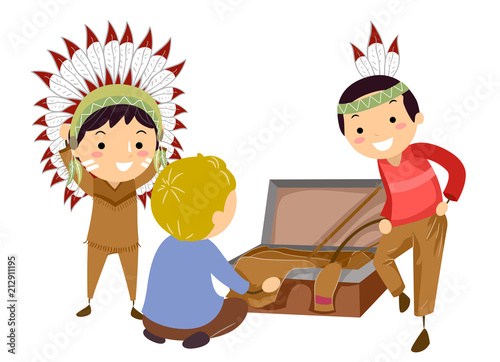 Stickman Kids Costume Chest...