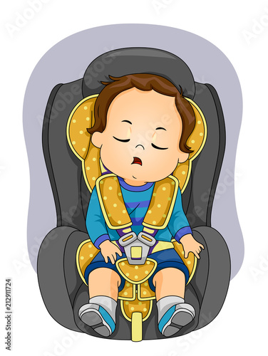 Toddler Boy Sleep Car Seat ...