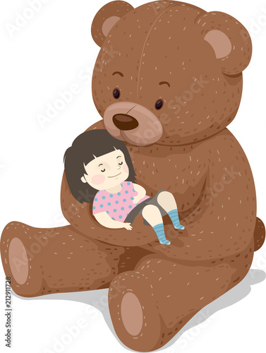 Toddler Girl Sleep Bear Cra...