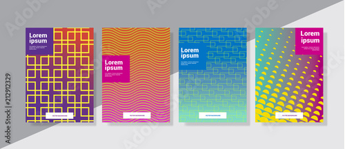 Abstract Geometric Background template collection