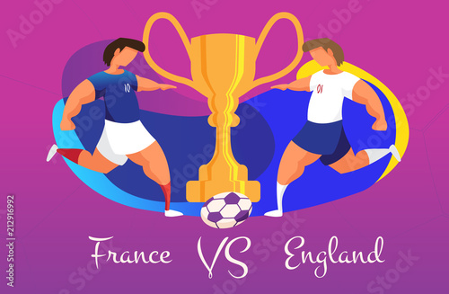 A match for everything between France and England. The last match of the championships.
