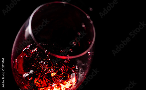Red wine like fire