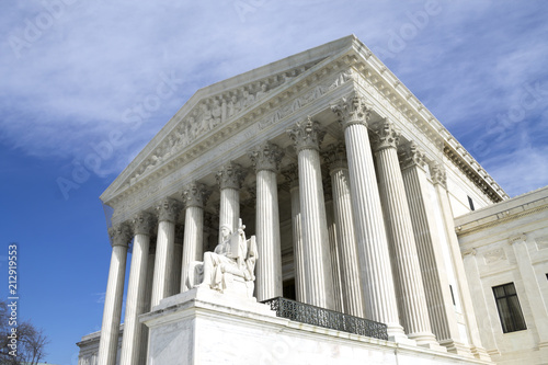 United States Supreme Court Building in Washington DC, USA