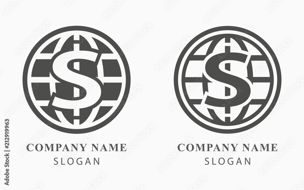 Vector investments money logo design. Vector investments money logo design.