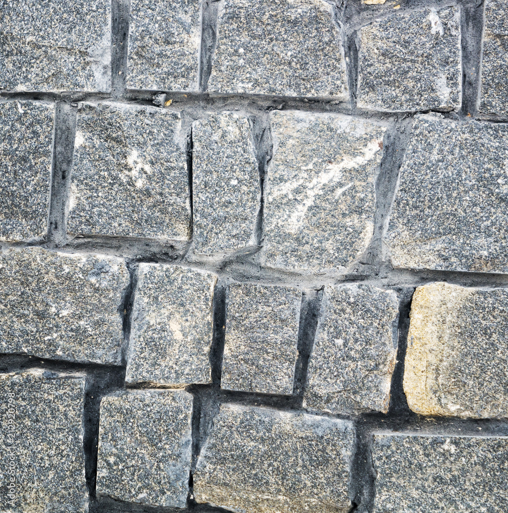 Fototapeta premium Stone paving . Flooring. Seamless texture. Background