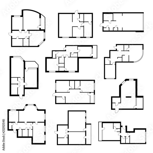 Apartment plan set
