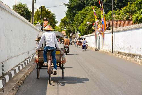 becas local transport in Yogyakarta, Indonesia photo