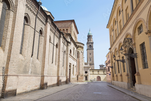 Parma - The Duomo and baroque church Chiesa di San Giovanni Evangelista (John the Evangelist).