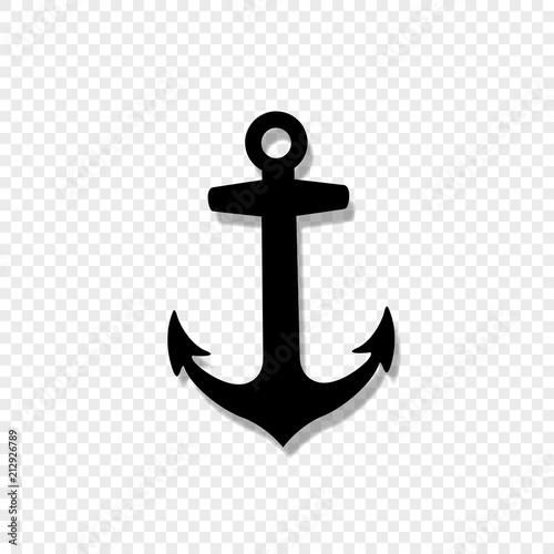 anchor armature icon isolated on transparent background.