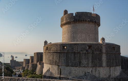 Minceta Tower and city wall, Dubrovnik, Croatia photo