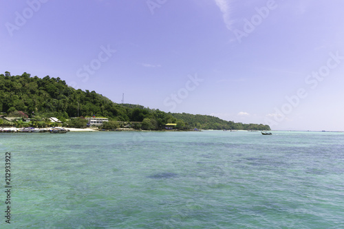 beautiful phi phi islands and andaman sea