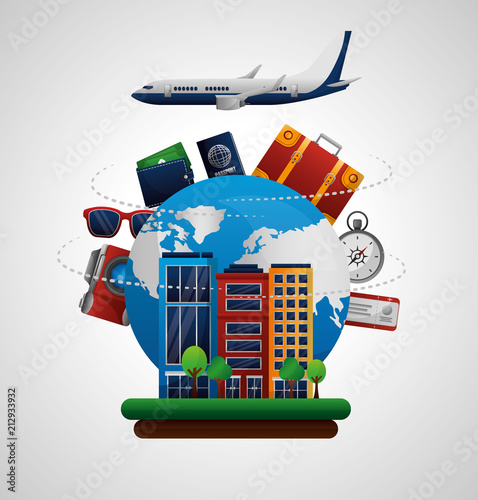 time to travel around the world