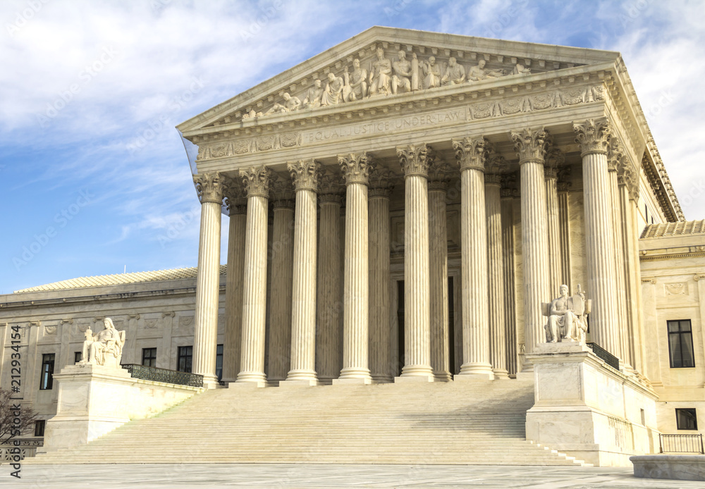 Supreme Court building in Washington, DC