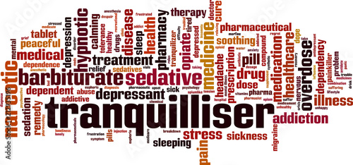 Tranquilliser word cloud