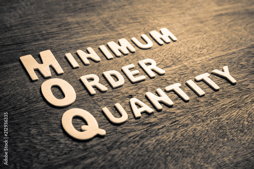 Minimum Order Quantity (MOQ) photo