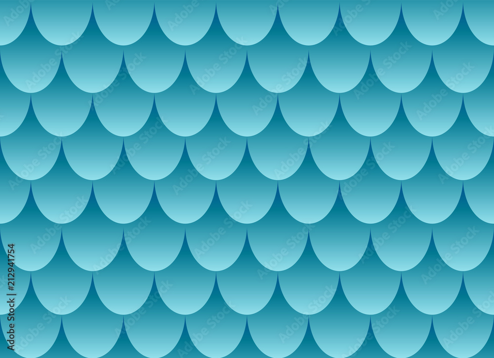 Creative vector illustration of holographic mermaid tail background isolated on transparent background. Art design mesh gradient magic fish skin. Abstract concept graphic water-nymph element