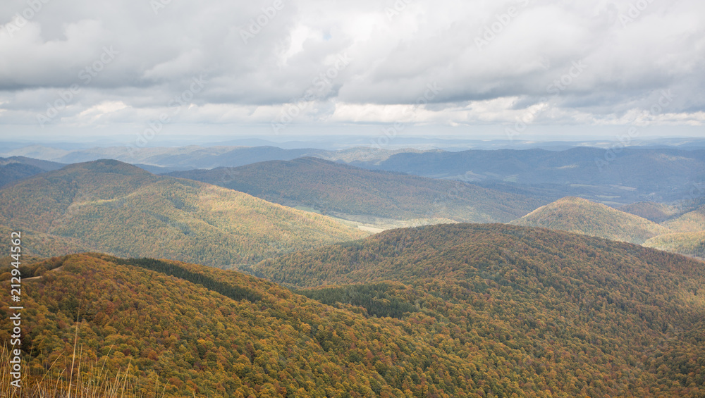 Fototapeta premium Beautiful mountains in Poland - Bieszczady