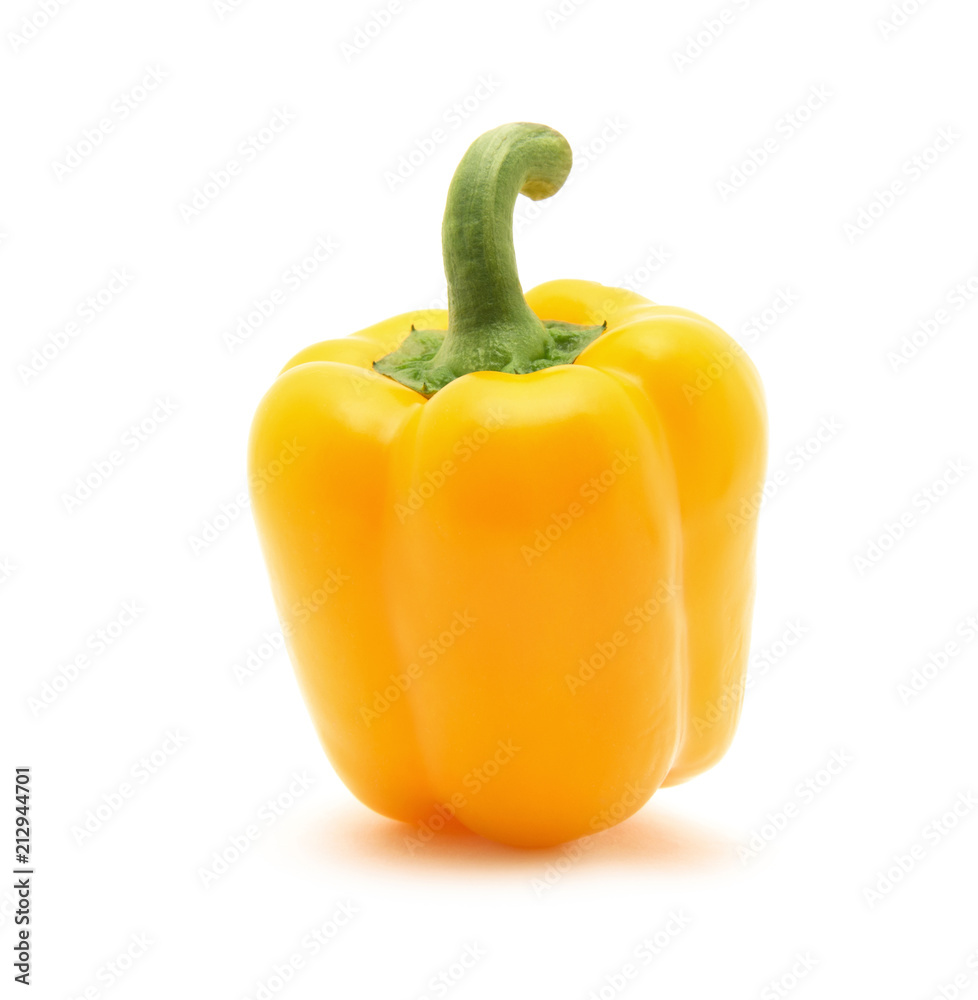 Sweet pepper isolated on a white background Sweet pepper isolated on a white background