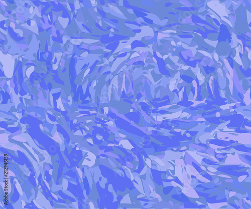 Seamless pattern with hand drawn brush strokes. Vector pattern in the style of painting of impressionist art.