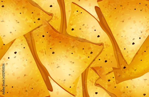 A Close-Up Tortilla Chip
