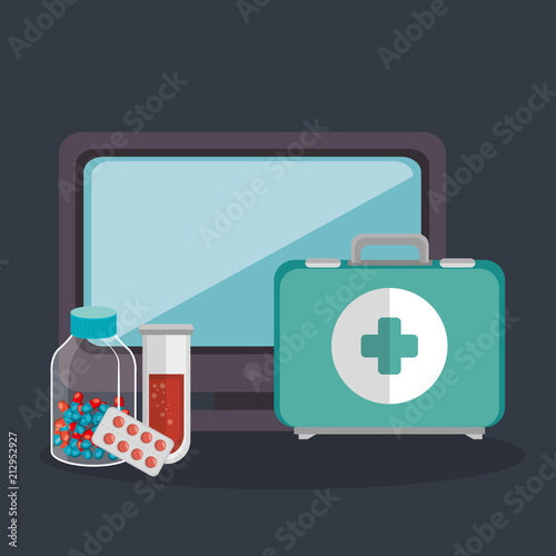 tele medicine online with desktop