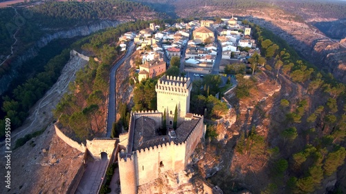 Alarcon, Cuenca (España) a vista de drone