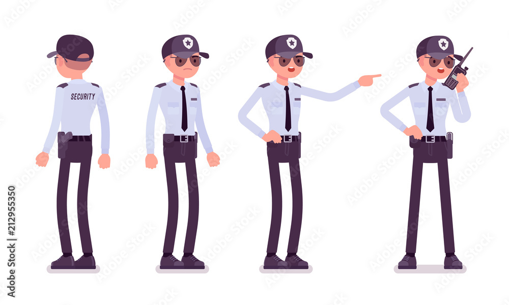 Male security guard