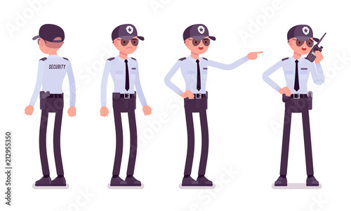 Male security guard