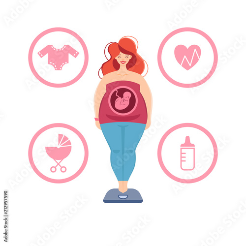 Pregnant woman.