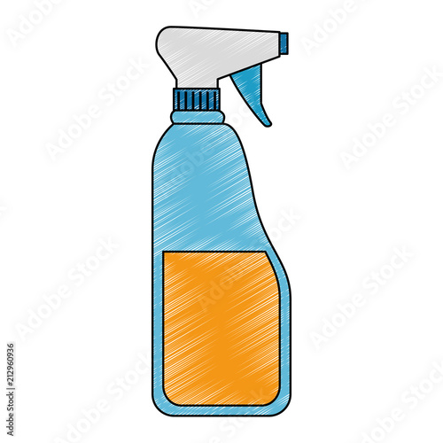 bottle spray product icon vector illustration design