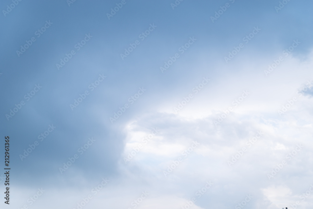 white clouds on blue sky. background texture