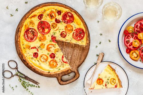 Tomato and Thyme Tart photo