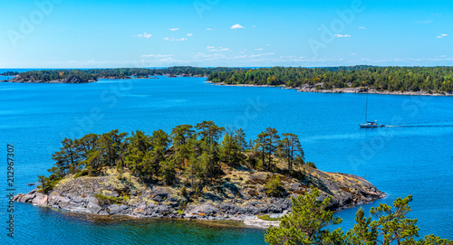Slika na platnu View of Gryts archipelago in the Baltic Sea, Sweden