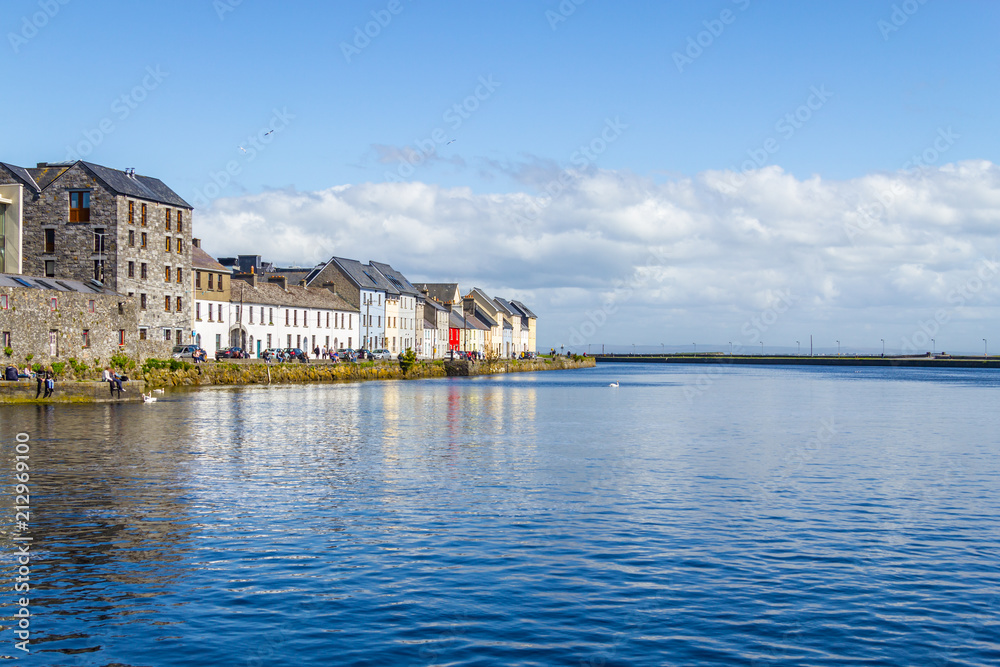 Fototapeta premium Buildings in Corrib river