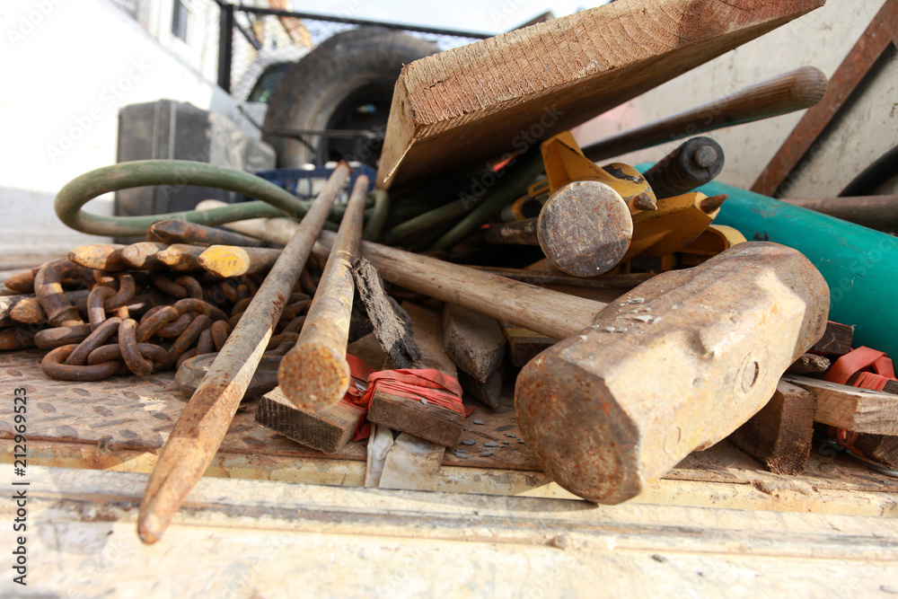 tools of the construction trade. tools of the construction trade.